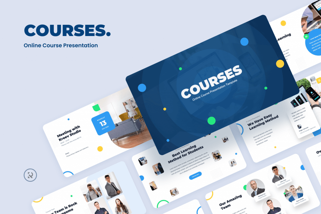 Courses - Education Google Slides Presentation 