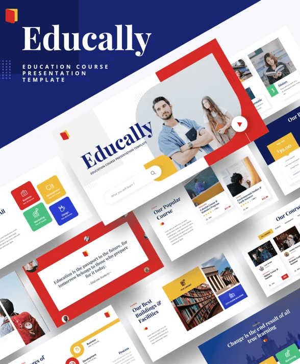 Educally - Education Course Google Slides Template, Create by MasdikaStudio