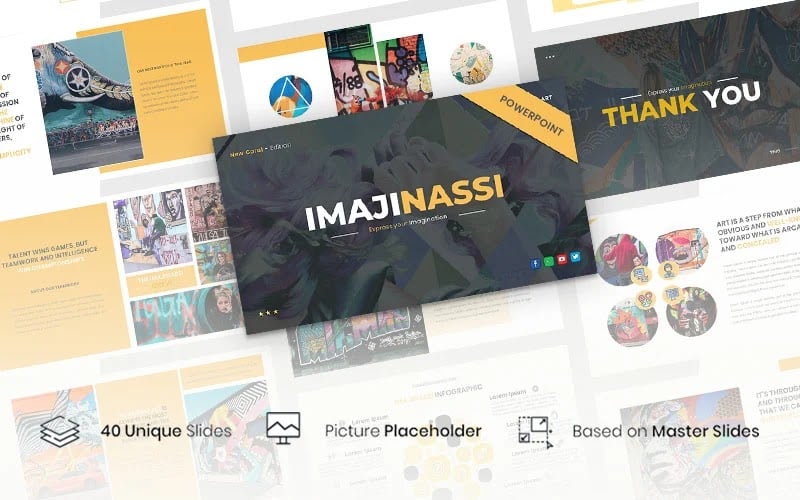 Imajinassi – Creative Business PowerPoint template