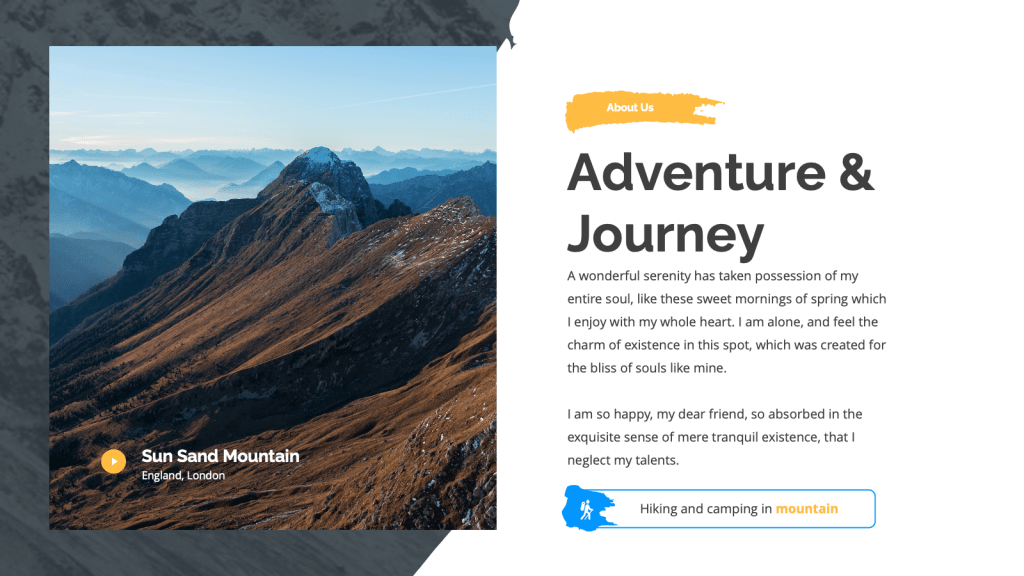 Adventure & Journey-Alasera -Free Brush Powerpoint Template