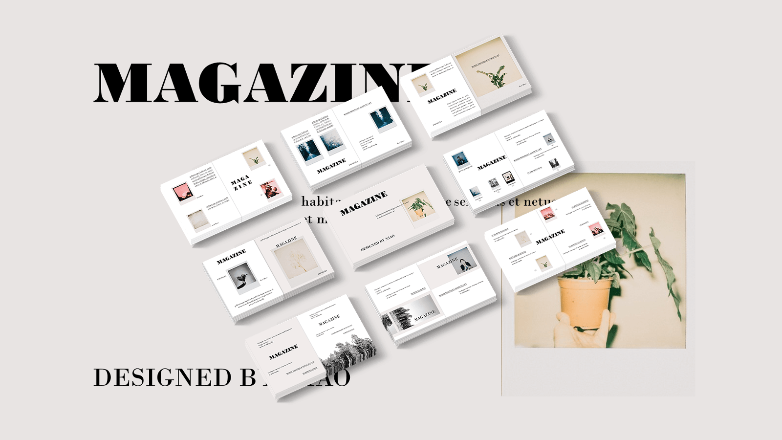 Fashion Magazine/Newspaper PPT Template Free Download (10 Pages)