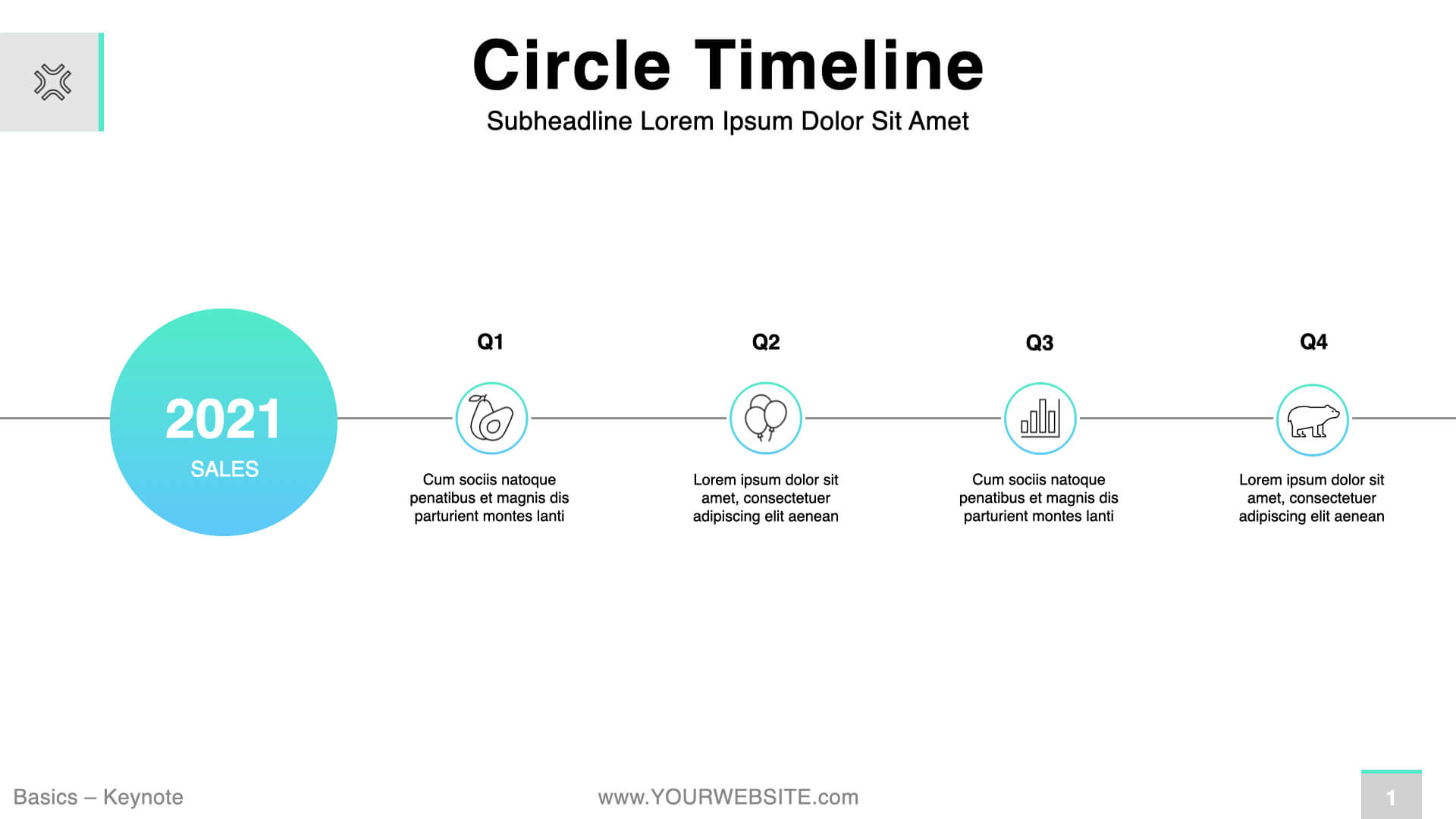 Keynote Project Timeline Template - Just Free Slide