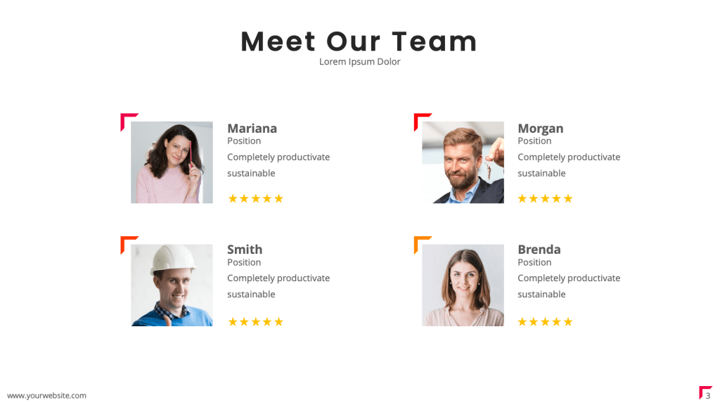 meet our team page-Real Estate - Free Property Powerpoint Themes