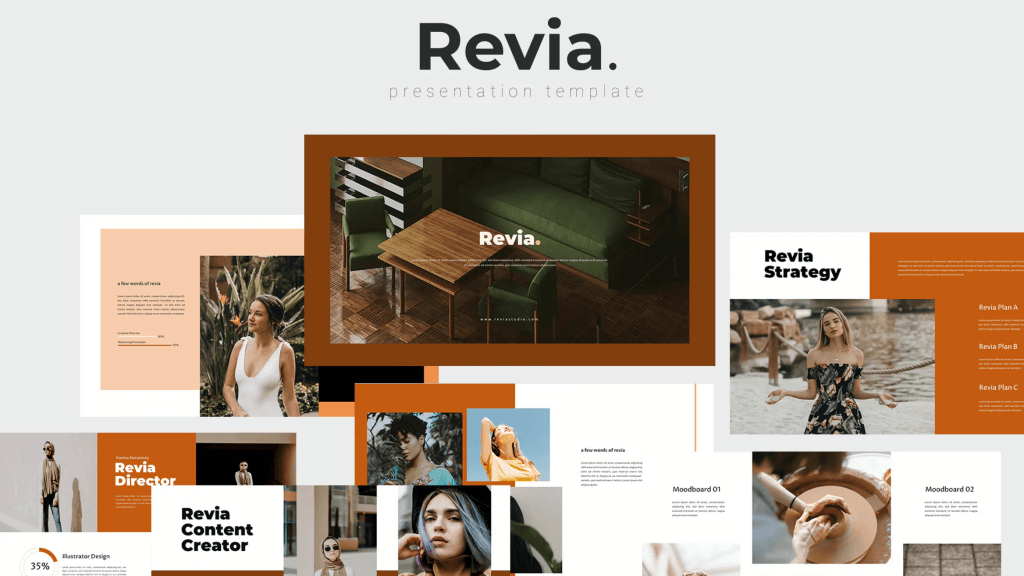 Revia Fashion Powerpoint Template