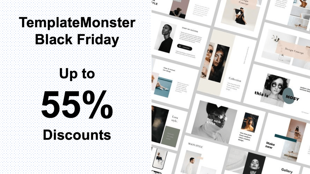 TemplateMonster Black Friday: Up to 55% Discounts on Presentation Templates for Varied Topics