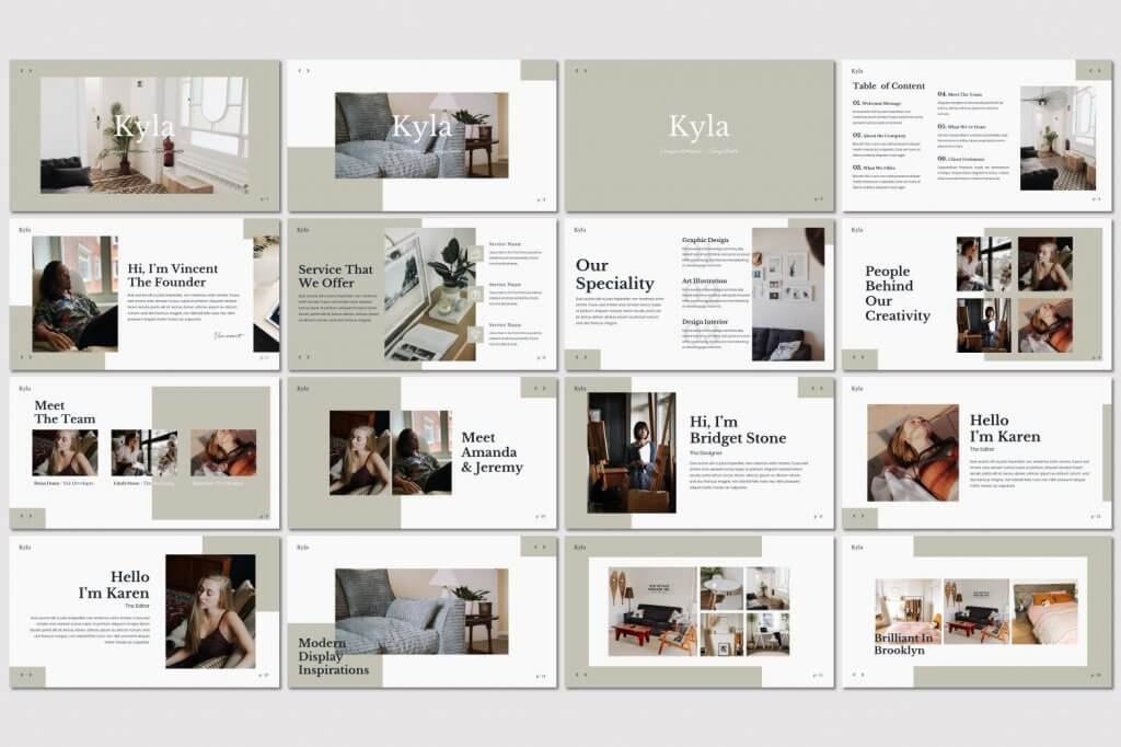 Kyla - Lookbook Presentation Template