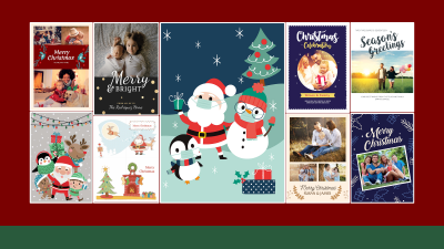 Hand-picked Free Christmas Card Templates