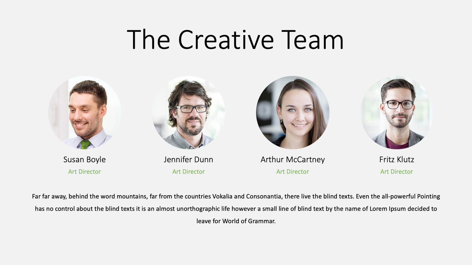 Meet The Team Free Powerpoint Template Free Templates Printable - Free ...