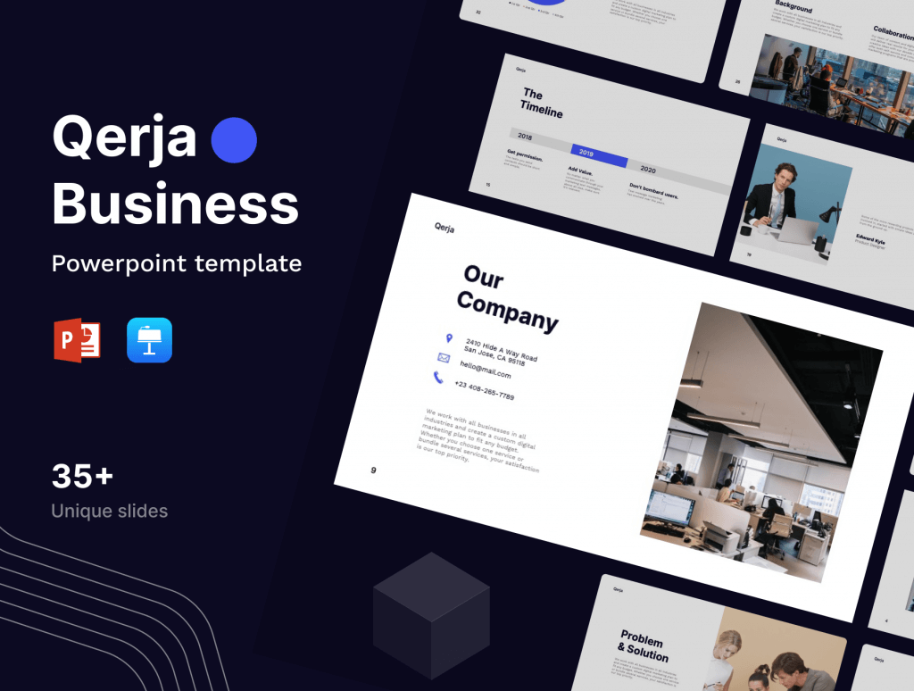 Qerja - Business Presentation Template