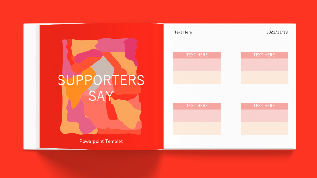Colorful Notebook Style PPT Template Free Download8
