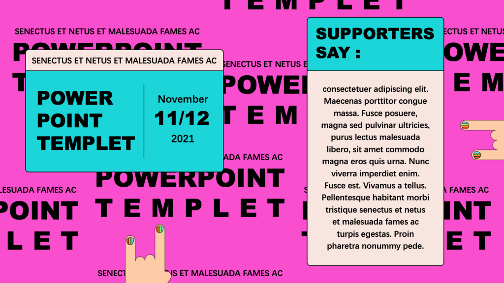 Creative Poster PowerPoint Presentation Template Free Download8