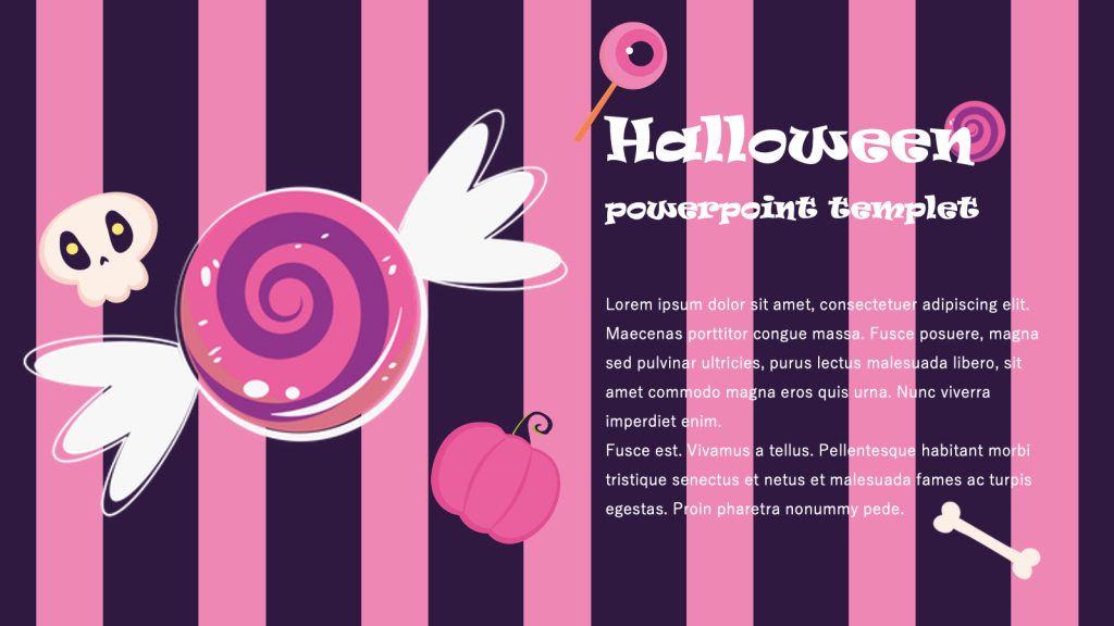Cute Halloween PowerPoint Template Free Download5