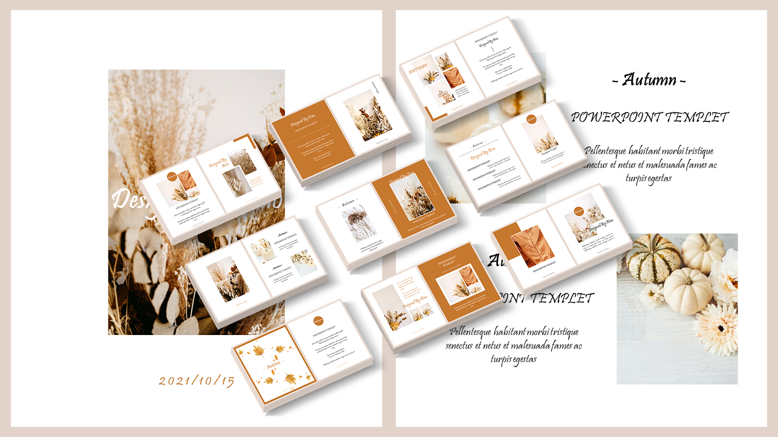 Free Fall PowerPoint Templates (20 slides)