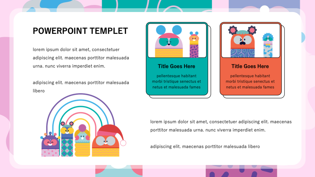 Free Pink Cute PowerPoint Template5