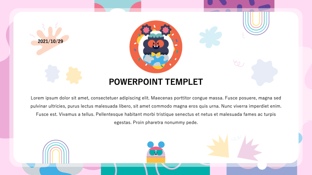 Free Pink Cute PowerPoint Template8