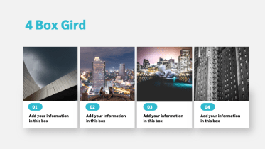 4 Box Grid Template for powerpoint