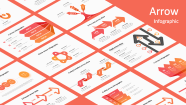 Arrow Infographic PowerPoint Template Free Download