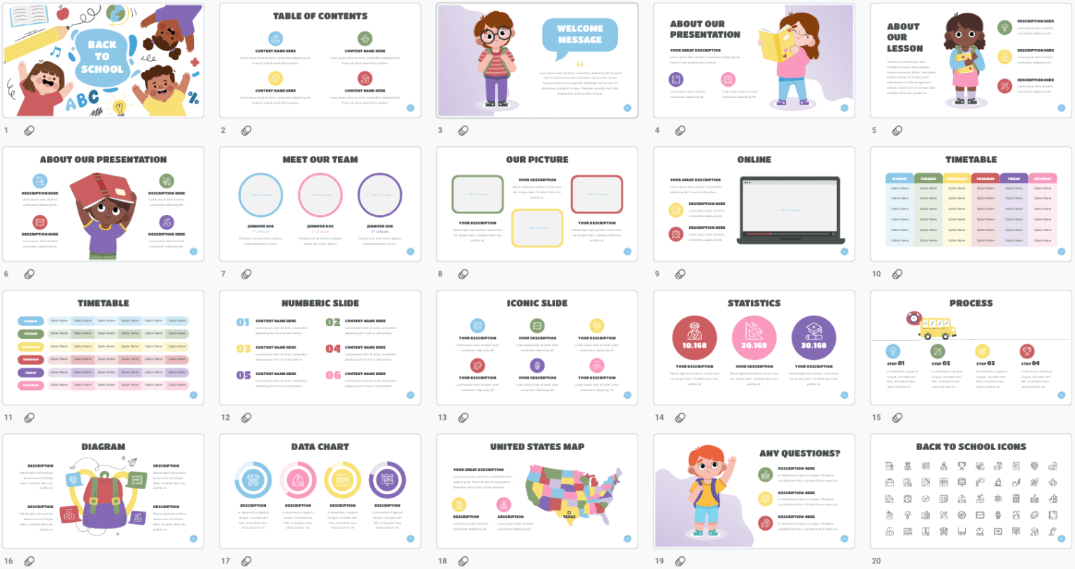 20+ Free Cute Google Slides Templates for a Pretty Presentation Just