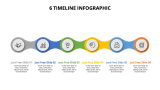 Horizontal timeline template for PowerPoint