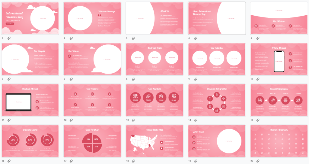 Are you looking for cute Google Slide templates to celebrate International Women’s Day? This Google Docs template is the best for you.