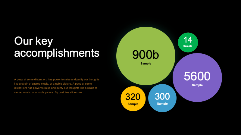 Our Key Accomplishments PowerPoint Template (1 Page)