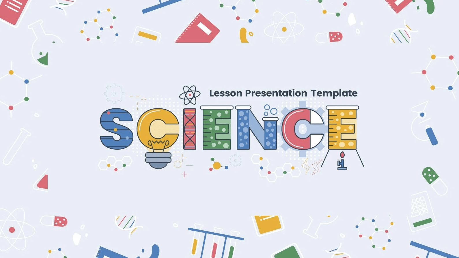 cute Science Lesson Presentation for Google Slides