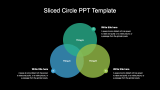 3 Sliced Circle PPT Template