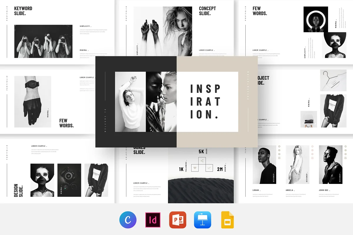 The Stylish Minimal template is a a simple, contemporary but powerful magazine PPT template.