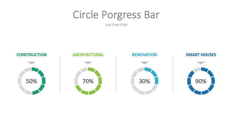 circle progress slide theme