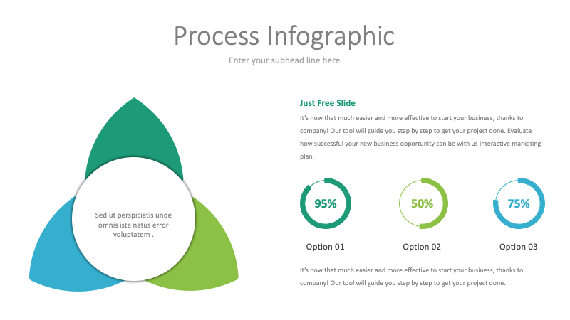 3 process infographic