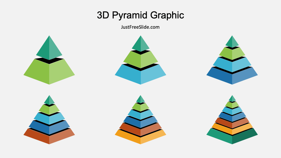 3D Pyramid Graphic for PowerPoint