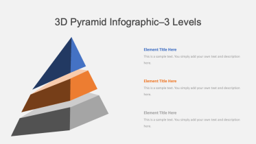 3D Pyramid Infographic