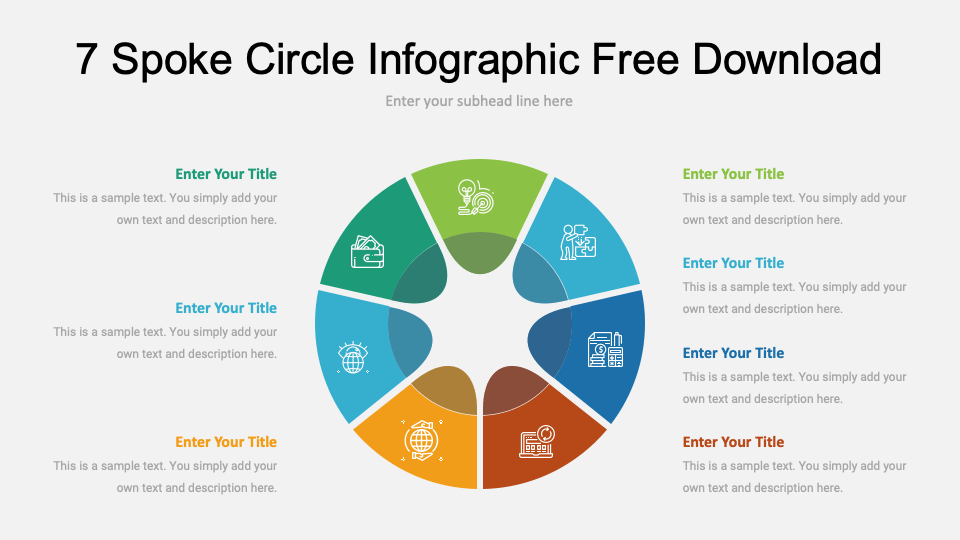 7 Spoke Circle Infographic