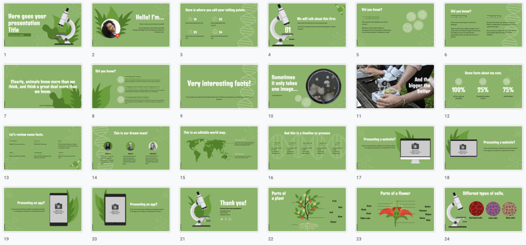 Biology free presentation template, by  SlidesMania - Best Biology Google Slides Templates for 2022