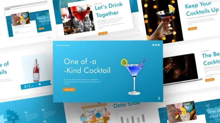 Preview of Bittersweet Drink PowerPoint Template