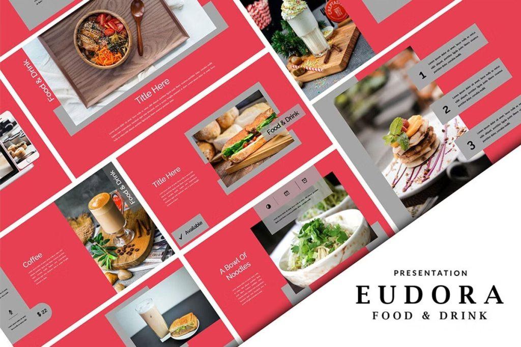 Preview of Eudora Food & Drink Powerpoint Template