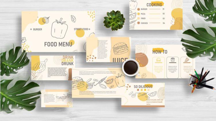 Preview of Free Food Menu PowerPoint Template