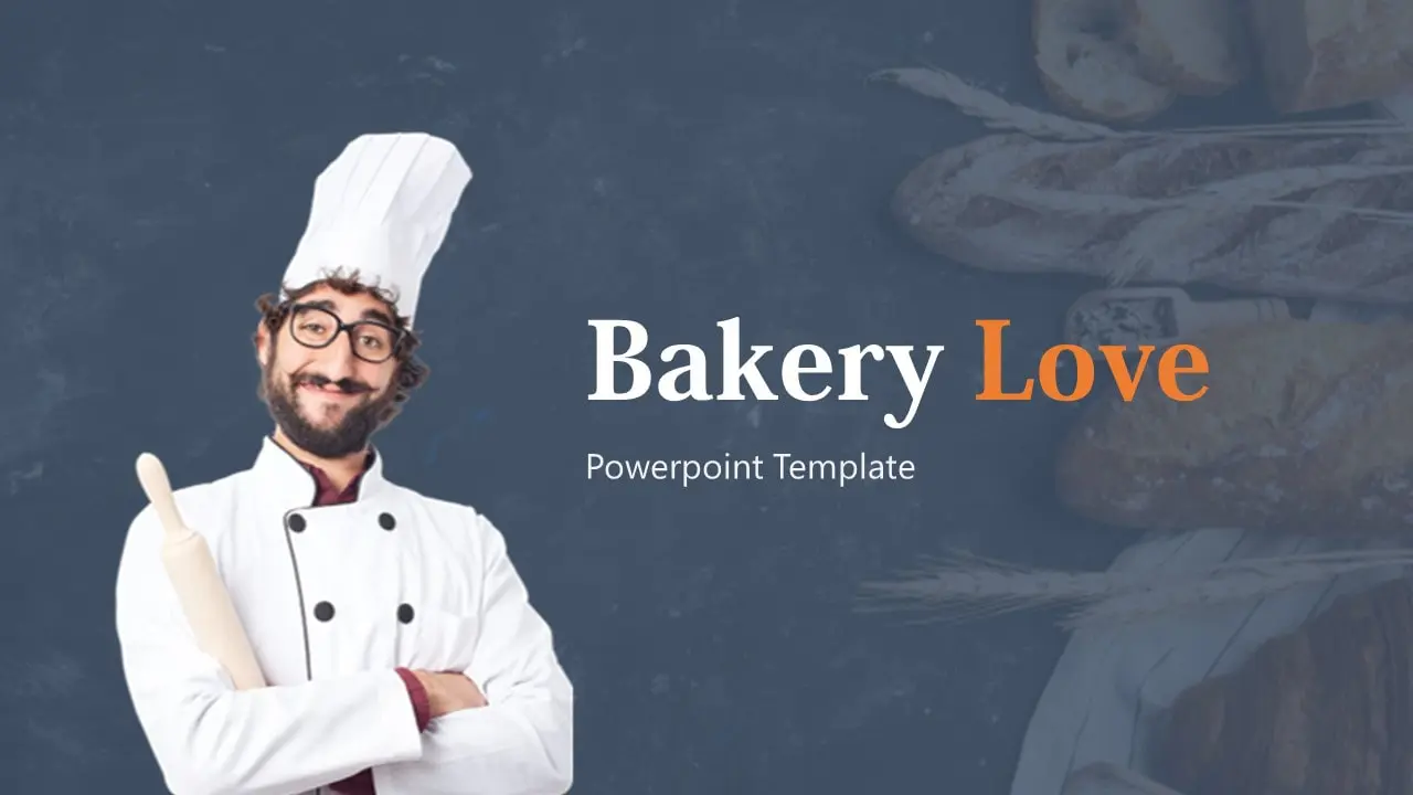 Preview of Free Bread Bakery PowerPoint Template