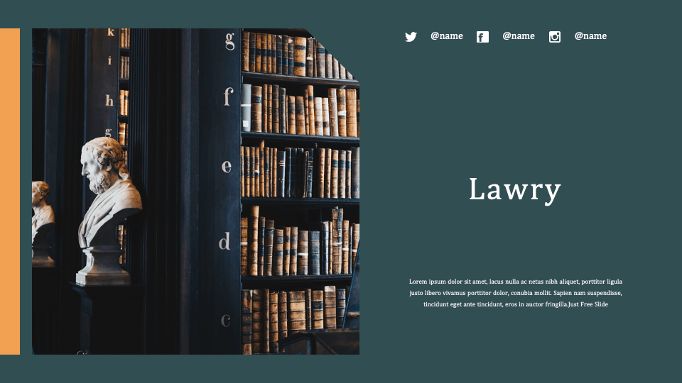 Free Law Google Slides Template
