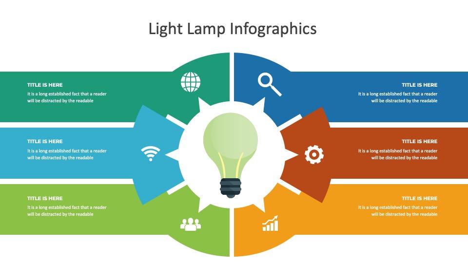 Preview of Light Lamp Infographics