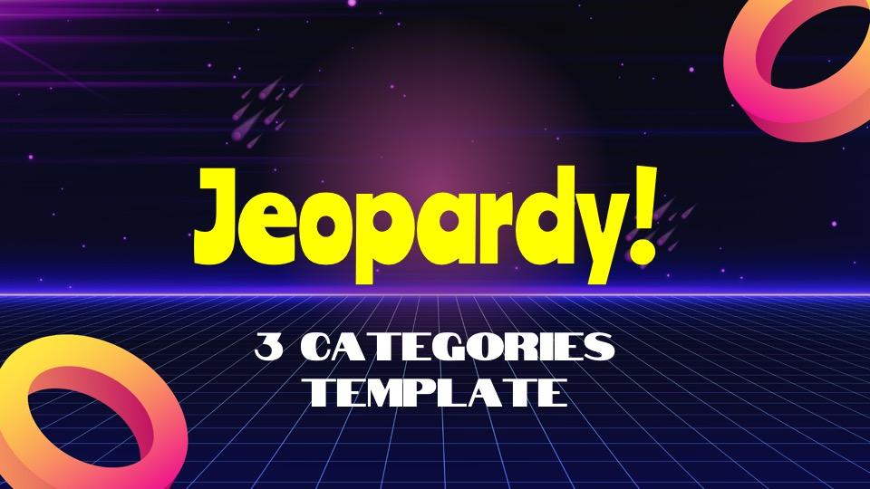 Free Jeopardy Google Slides Templates for Classroom