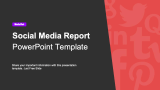 Free Social Media Report Google Slides Template