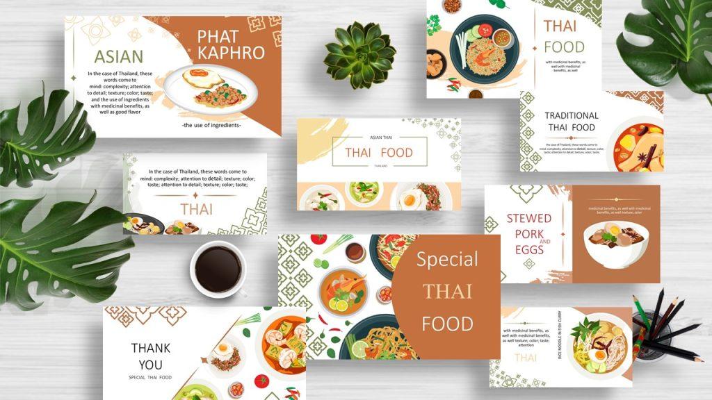 Preview of Free Thai Food PowerPoint Template