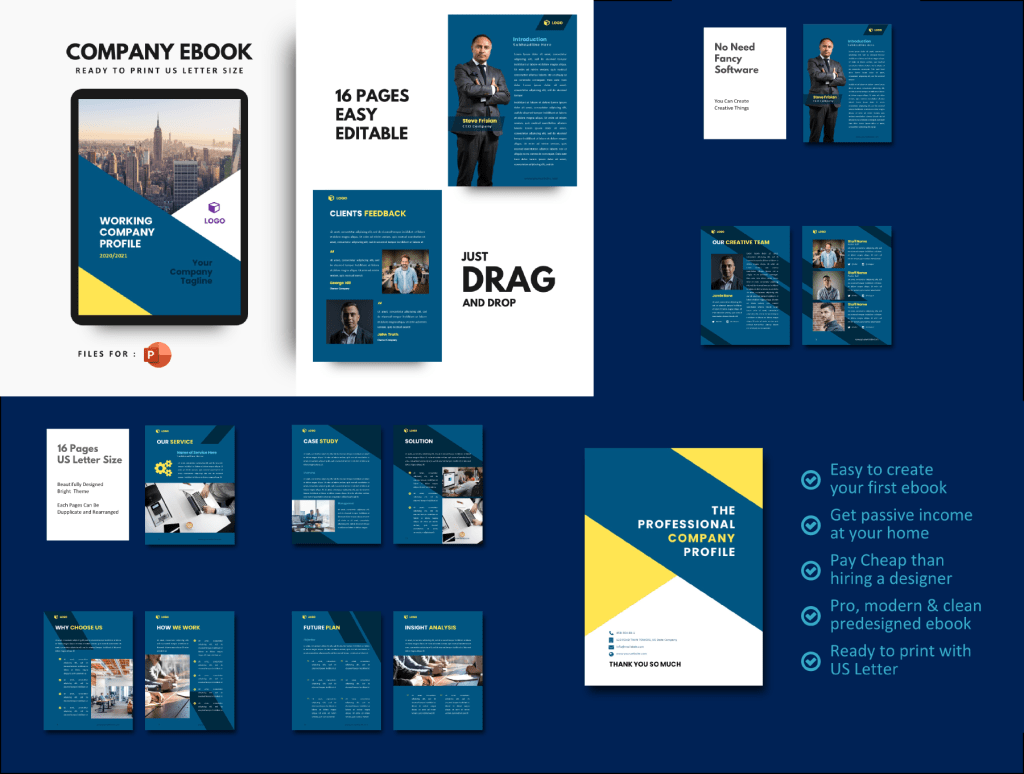 Preview photo of Bundle 32 eBooks Vertical Presentation Templates