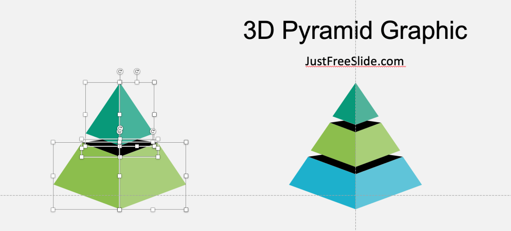 editable 3d pyramid