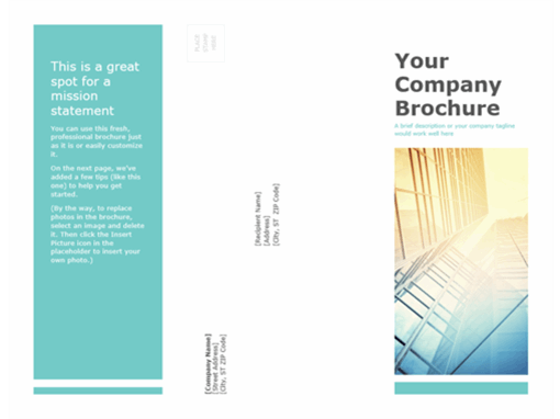 This tri-fold brochure template is designed for business, simple design will make your clients focus on the most important thing - your business.