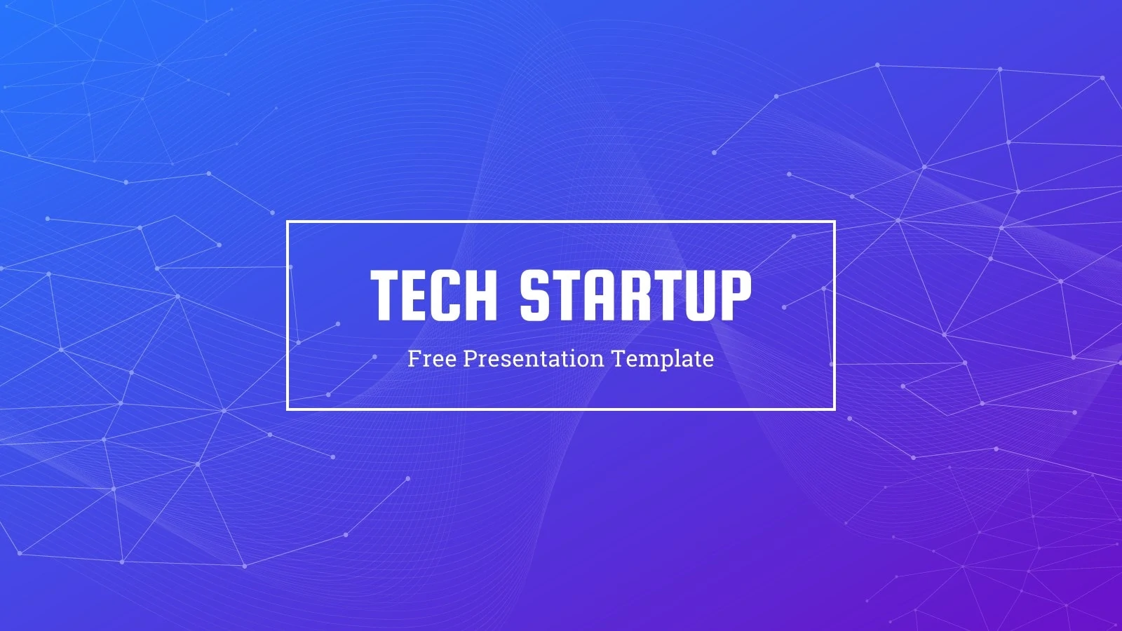 Screenshot of Tech Startup Overview Google Slides Template
