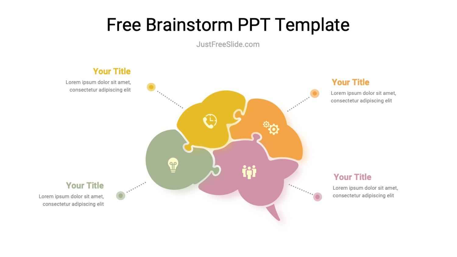 Brainstorming Ppt Template Free Download