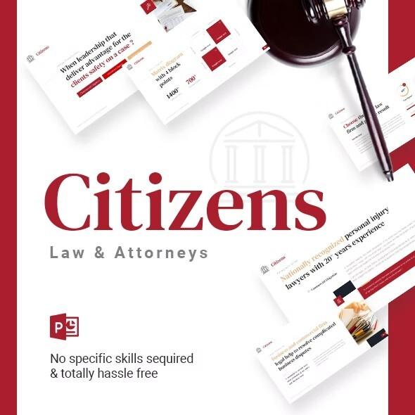 Preview of Citizens Law PowerPoint Template