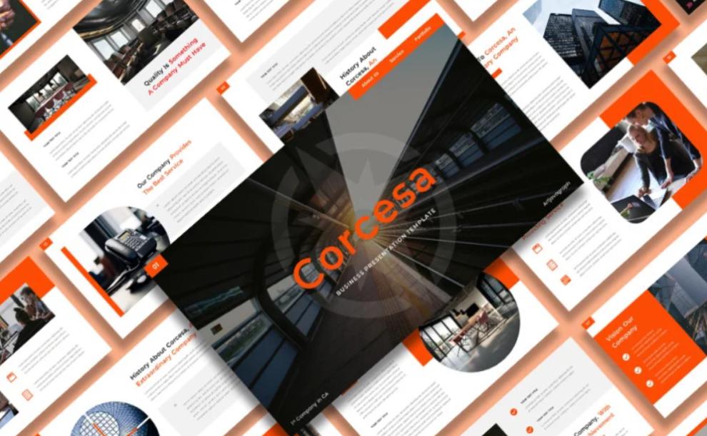 Preview of Corcesa – Business PowerPoint Template